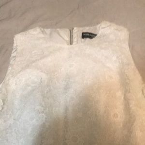 Karl Lagerfeld Paris white sleeveless dress